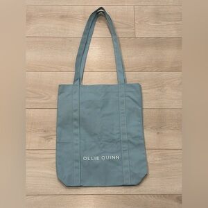 3/$25 OLLIE QUINN | Canvas Tote Bag in Light Blue